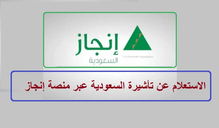 إنجاز استعلام عن تأشيرة برقم الطلب