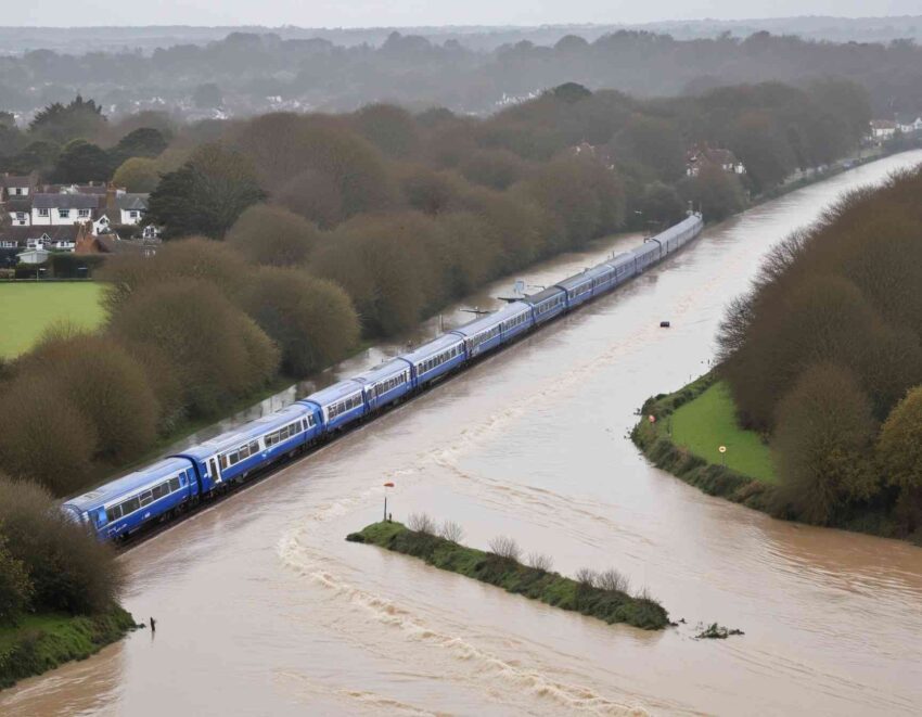 Tuhin Sarkar Storm Conall Travel Chaos Compressed 850x661 1 بعد «بيرت».. شاهد ماذا فعلت العاصفة «كونال» في بريطانيا؟