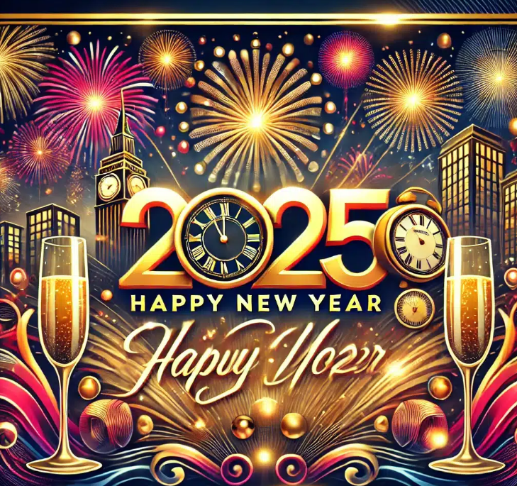 أرق عبارات تهنئة العام الجديد 2025 للأصدقاء والأحباب Happy New Year