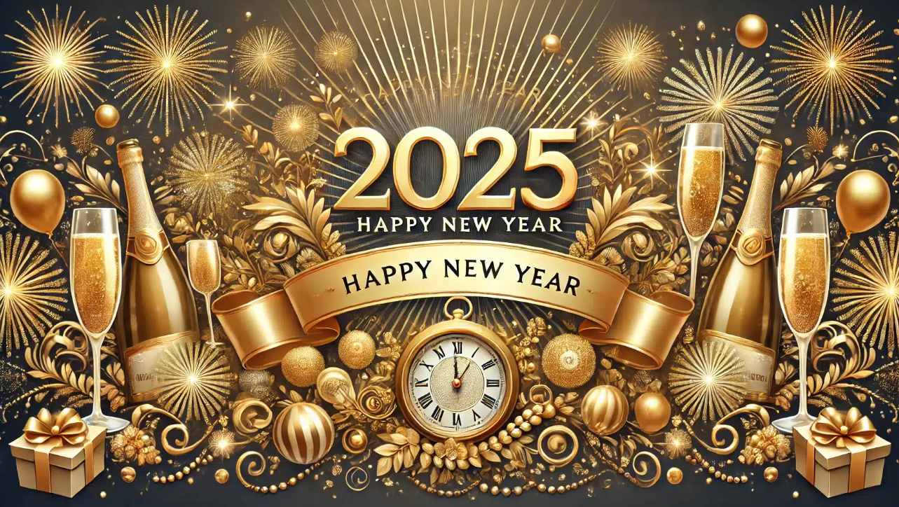 أرق عبارات تهنئة العام الجديد 2025 للأصدقاء والأحباب Happy New Year