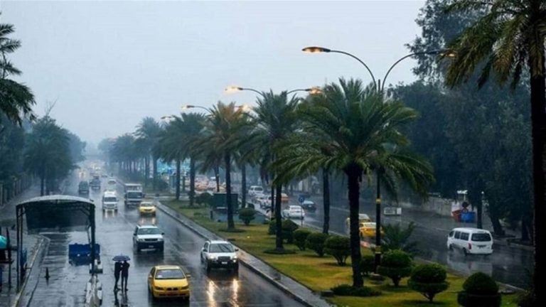 طقس العراق.. انخفاض في درجات الحرارة وتساقط أمطار متفرقة