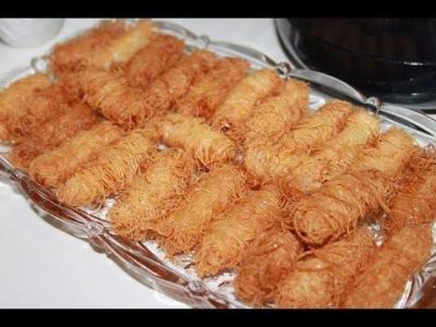 طريقة عمل الكنافة الصوابع 