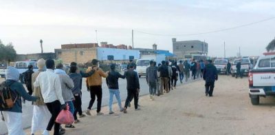a8uSqqyLAYUHCMvAJd7W بالصور.. ليبيا ترحل 500 مهاجر بينهم مصريون في أكبر حملة أمنية لهذا العام