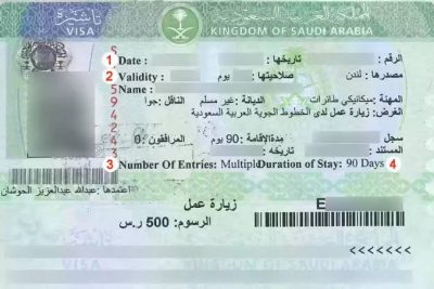 تأشيرة الزيارة 
