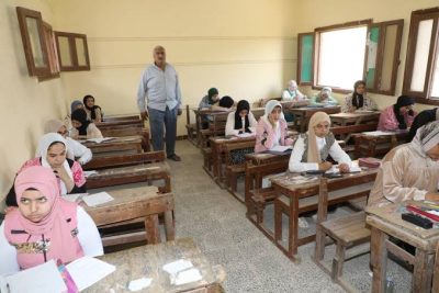 جدول امتحانات الصف الأول الإعدادي الترم الثاني 2025