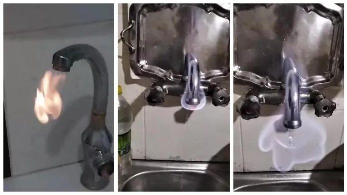 سبب اشتعال النار في صنابير المياه.. محافظة البحيرة تكشف تفاصيل الظاهرة الغريبة بقرية شرنوب
